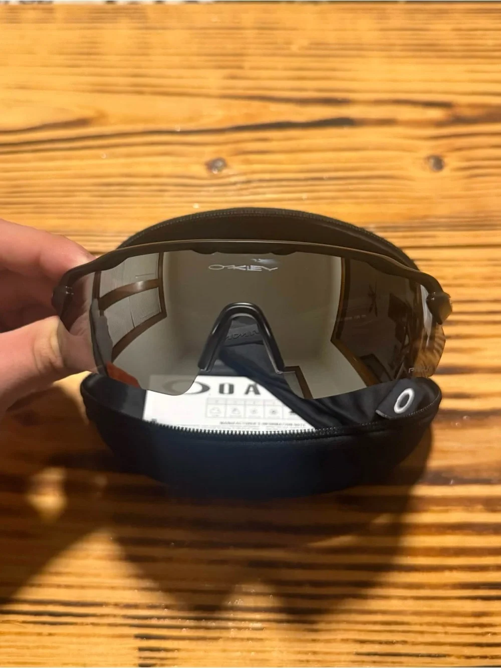 Oakley Radar EV Path Prizm Black Polarized Sport Sunglasses Matte Black OO9208